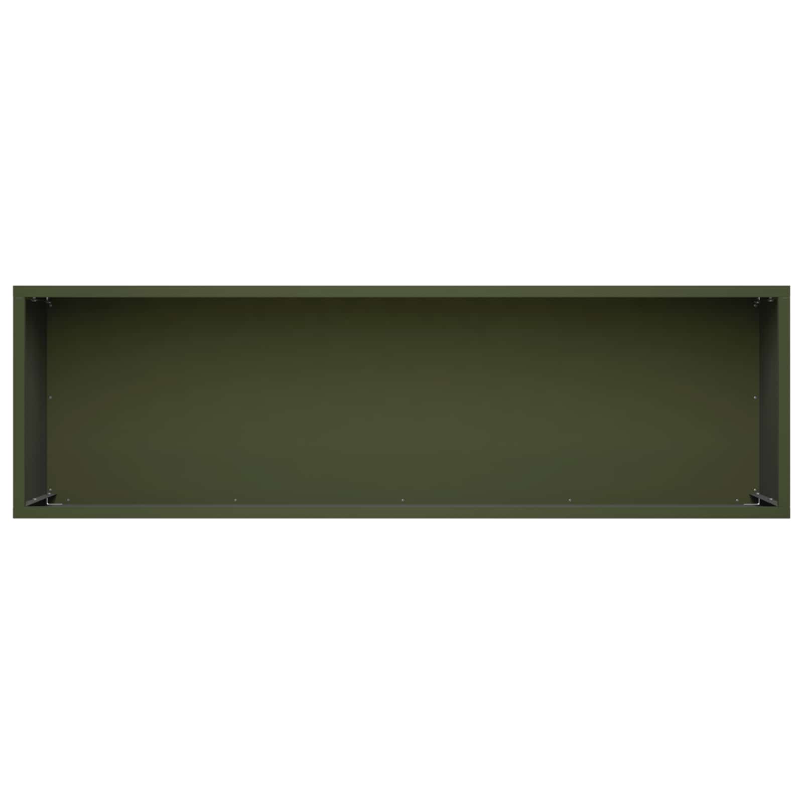 vidaXL Garden Planter Olive Green 80 x 30 x 30 cm Cold-rolled Steel 4