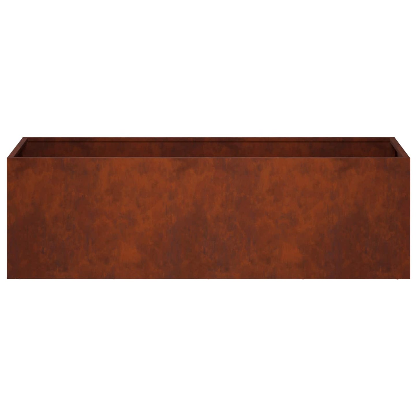 vidaXL Garden Planter 2 pcs Rusty 80 x 30 x 30 cm Weathering Steel 5