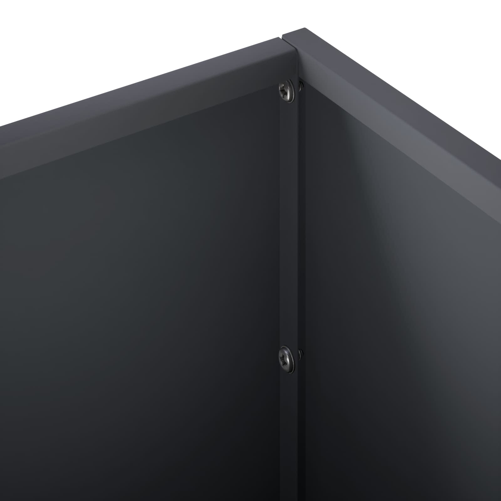 vidaXL Garden Planter Anthracite 100 x 30 x 30 cm Cold-rolled Steel 5