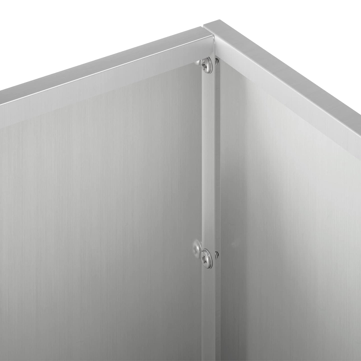 vidaXL Garden Planter 2 pcs Silver 100 x 30 x 30 cm Galvanised Steel 6