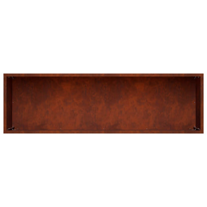 vidaXL Garden Planter Rusty 100 x 30 x 30 cm Weathering Steel 5
