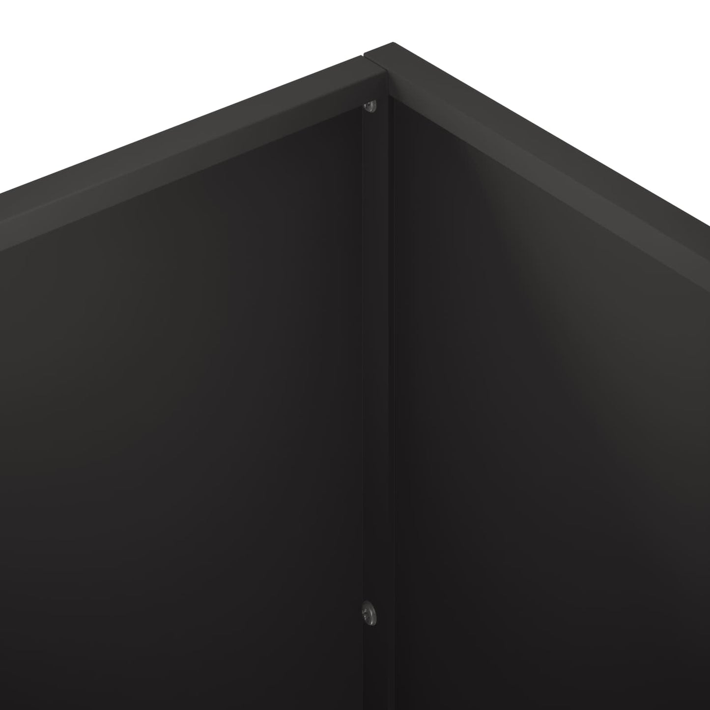 vidaXL Garden Planter Black 80 x 40 x 40 cm Cold-rolled Steel 5