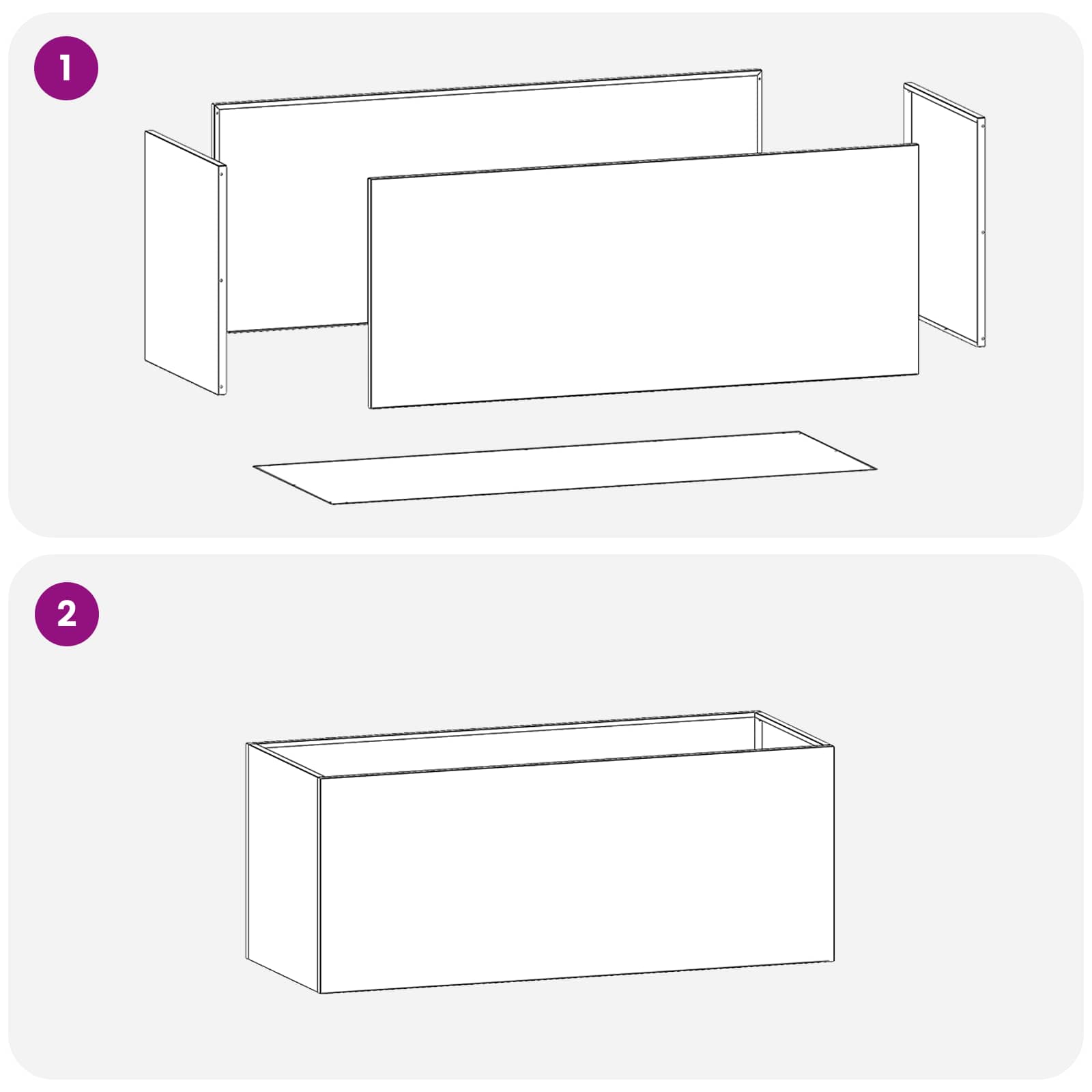 vidaXL Garden Planter Black 80 x 40 x 40 cm Cold-rolled Steel 6