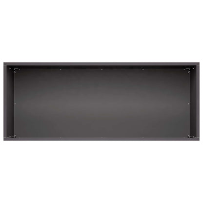 vidaXL Garden Planter Black 80 x 40 x 40 cm Cold-rolled Steel 4