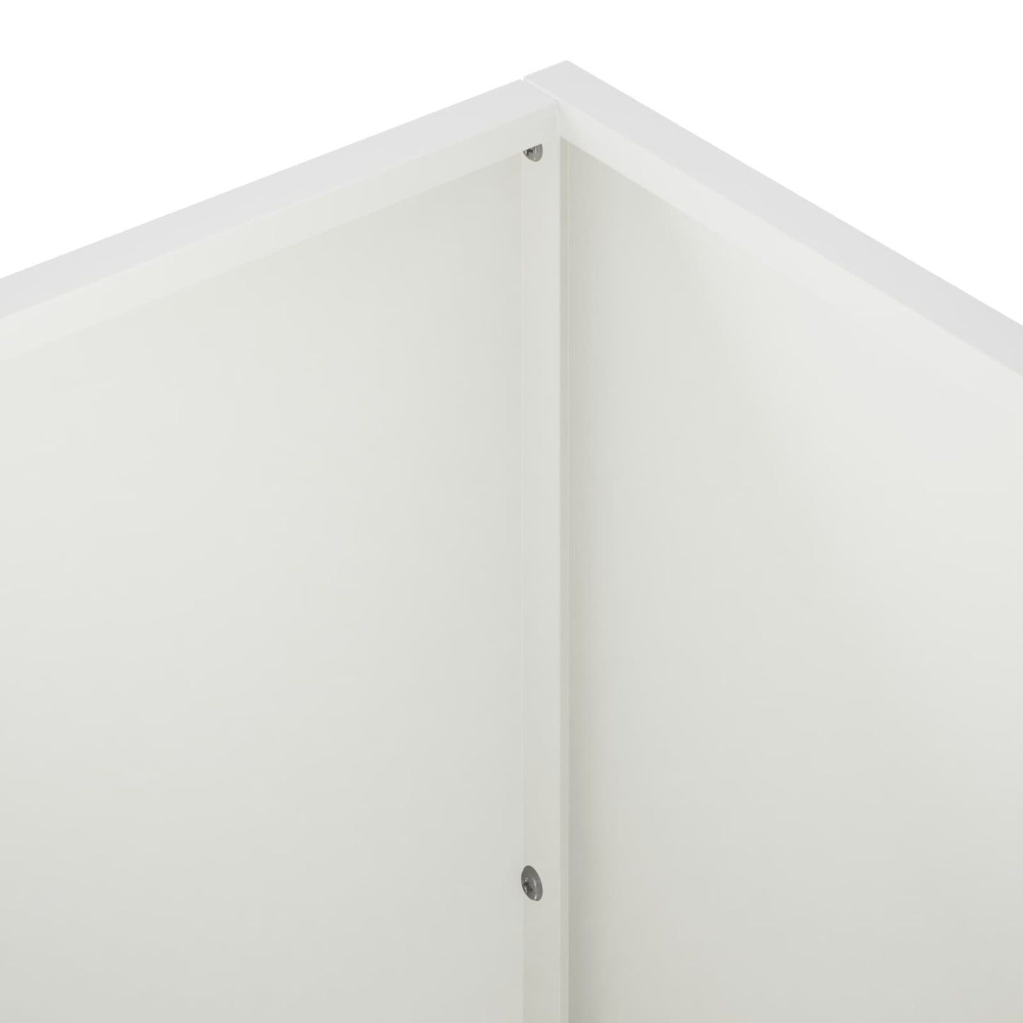 vidaXL Garden Planter White 80 x 40 x 40 cm Cold-rolled Steel 5