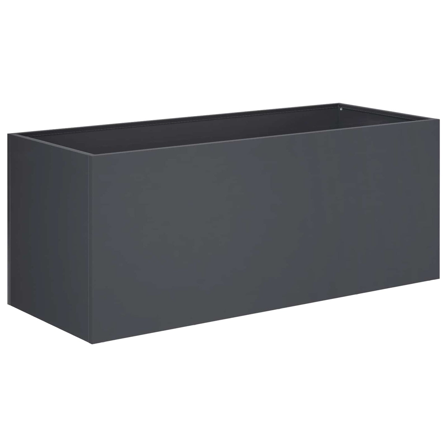 vidaXL Garden Planter Anthracite 80 x 40 x 40 cm Cold-rolled Steel 2