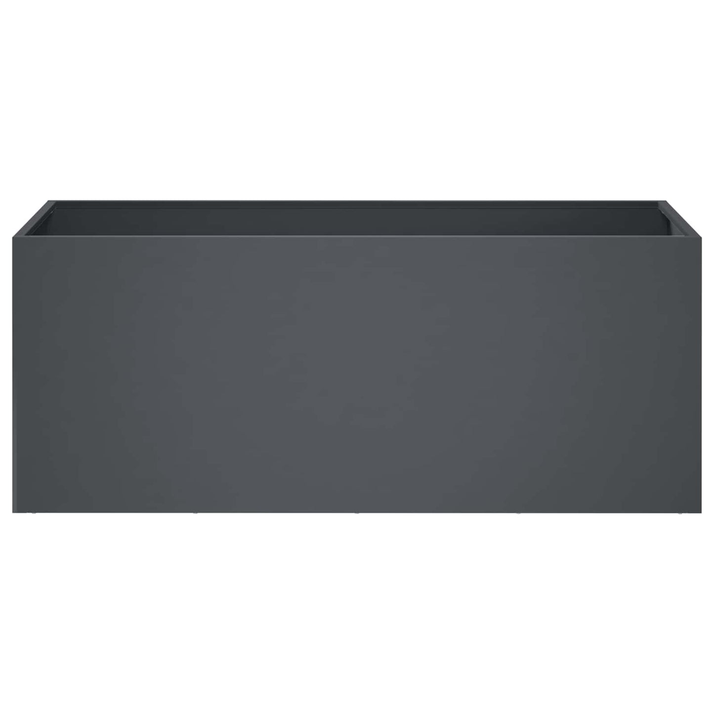 vidaXL Garden Planter Anthracite 80 x 40 x 40 cm Cold-rolled Steel 3