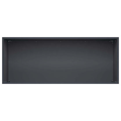 vidaXL Garden Planter Anthracite 80 x 40 x 40 cm Cold-rolled Steel 4