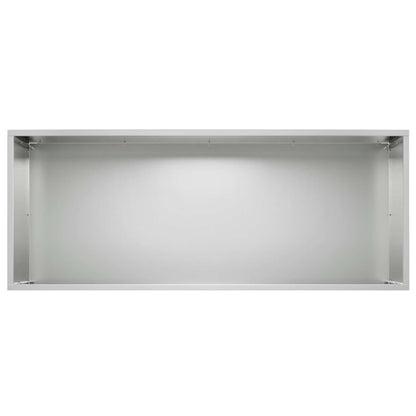 vidaXL Garden Planter Silver 80 x 40 x 40 cm Galvanised Steel 4