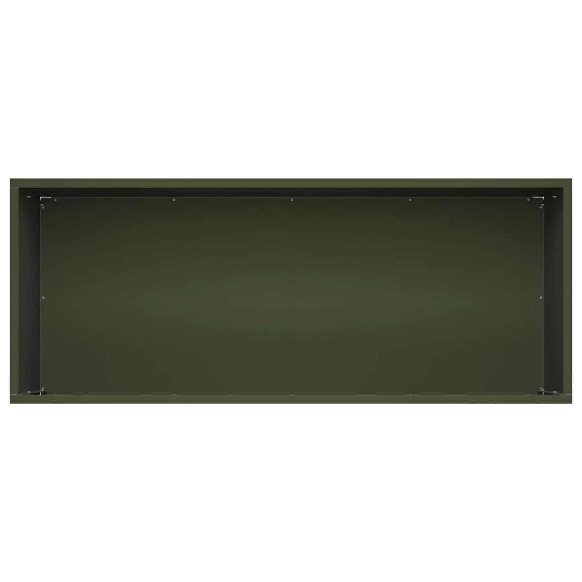 vidaXL Garden Planter Olive Green 100 x 40 x 40 cm Cold-rolled Steel 4