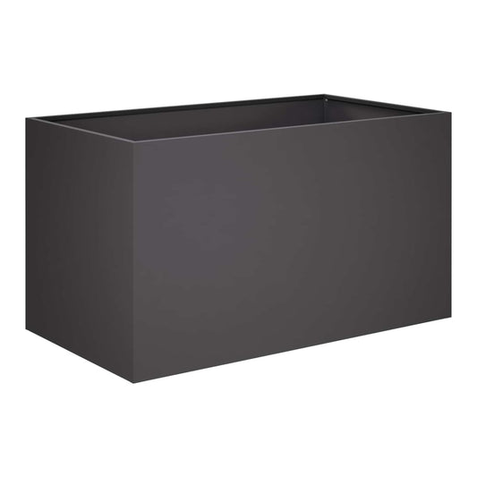 Garden Planter Cold-rolled Steel Black Height 50 cm 80 cm