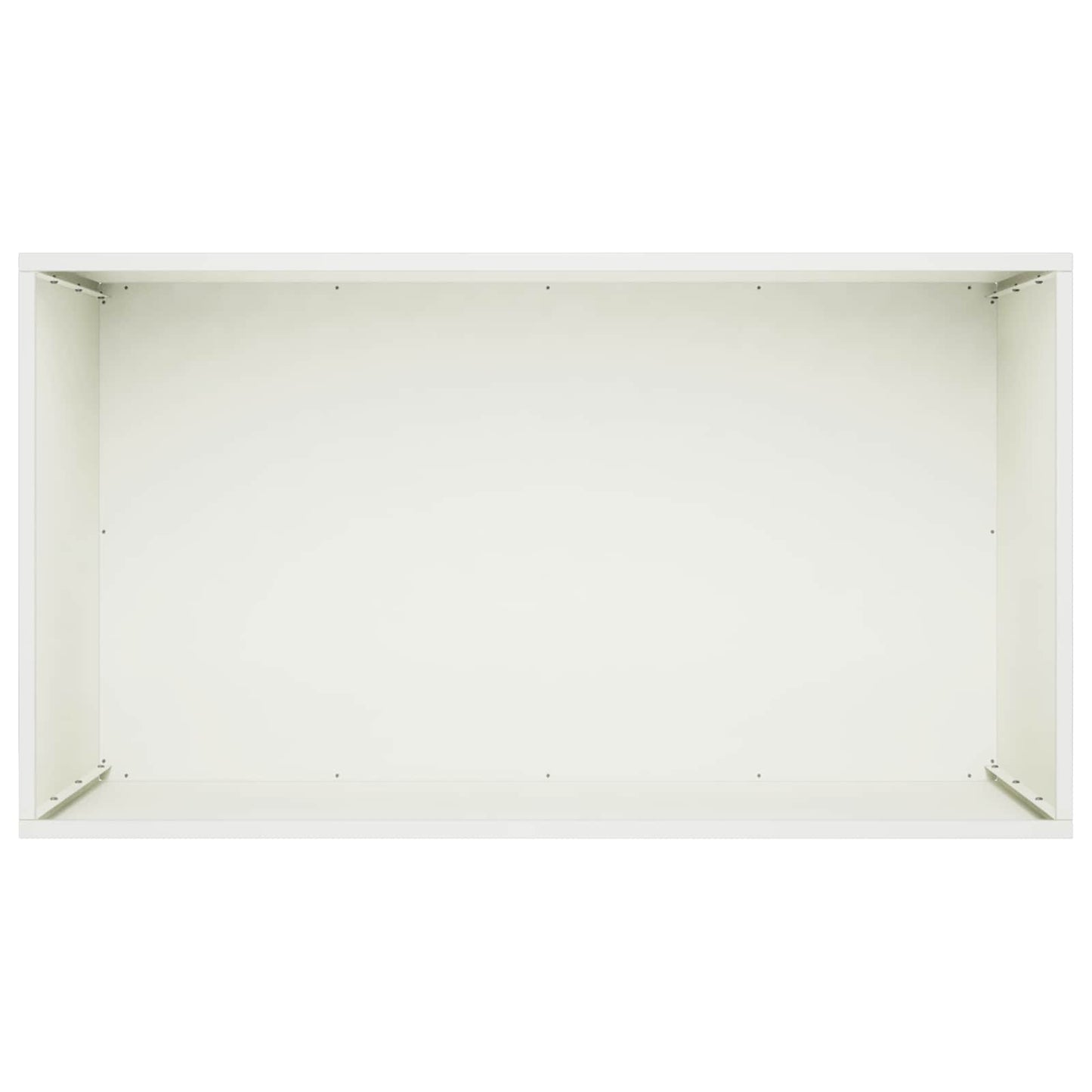 vidaXL Garden Planter White 80 x 50 x 50 cm Cold-rolled Steel 4