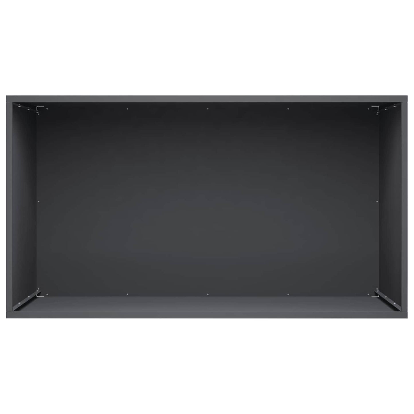 vidaXL Garden Planter Anthracite 80 x 50 x 50 cm Cold-rolled Steel 4