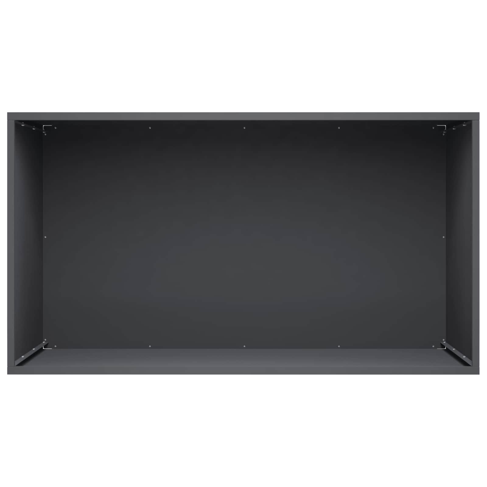 vidaXL Garden Planter Anthracite 80 x 50 x 50 cm Cold-rolled Steel 4