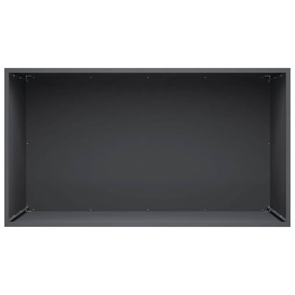 vidaXL Garden Planter Anthracite 80 x 50 x 50 cm Cold-rolled Steel 4