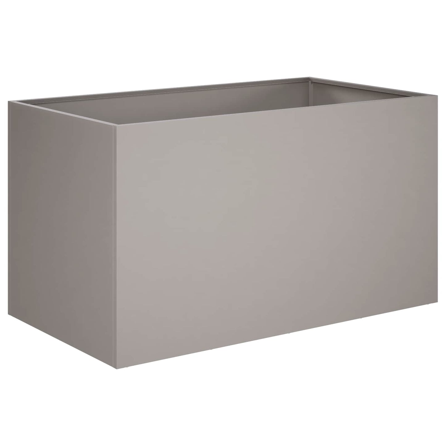 vidaXL Garden Planter Rusty 80 x 50 x 50 cm Weathering Steel 3