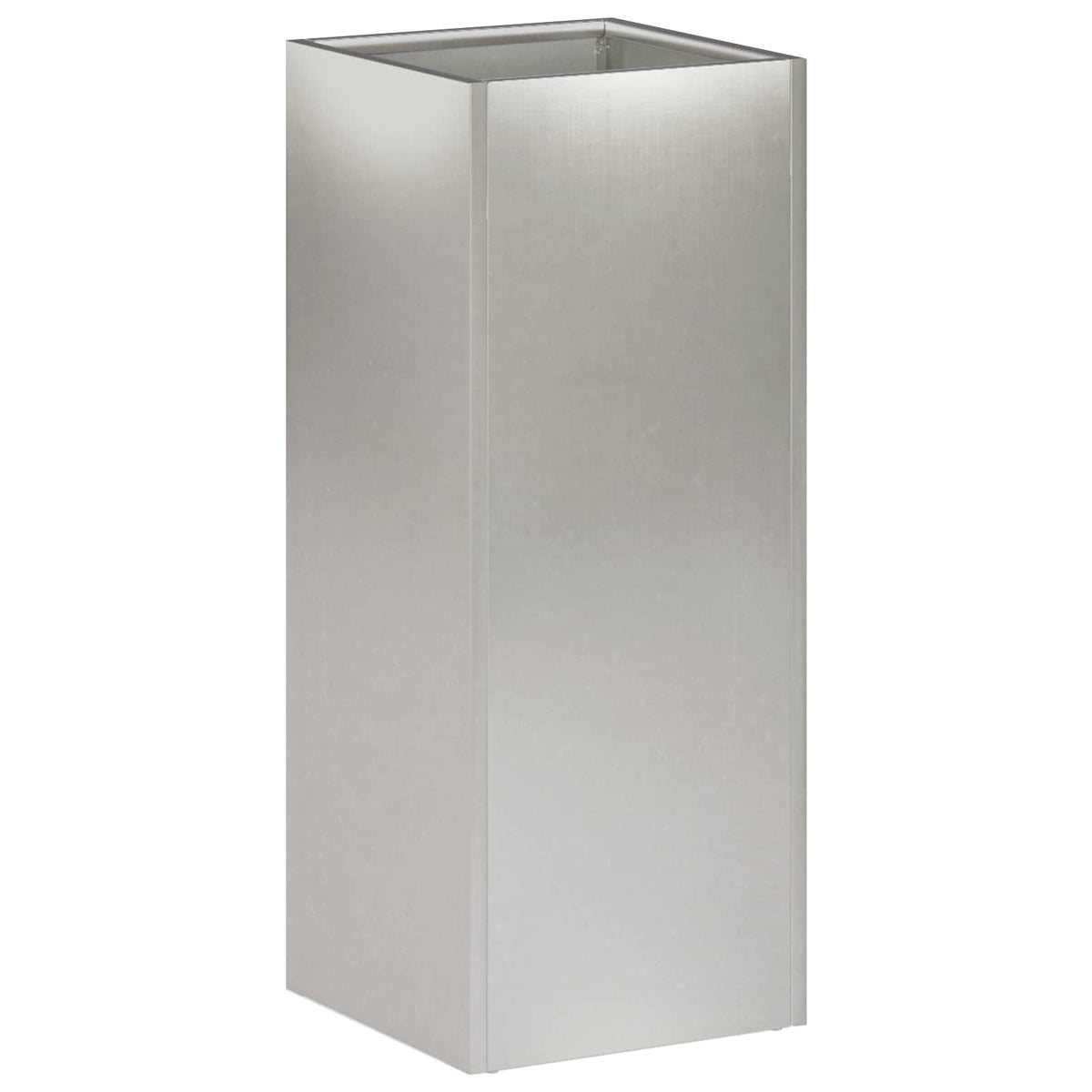 Garden Planter Silver 2 Stainless steel Depth 20 cm 20 cm 40 cm