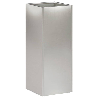 Garden Planter Silver 2 Stainless steel Depth 20 cm 20 cm 40 cm