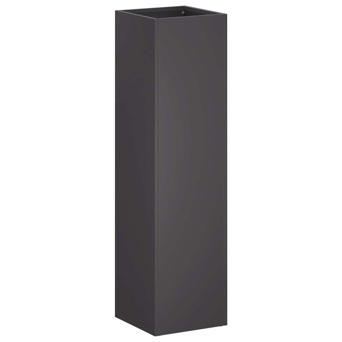 vidaXL Garden Planter 2 pcs Black 20 x 20 x 75 cm Cold-rolled Steel 3
