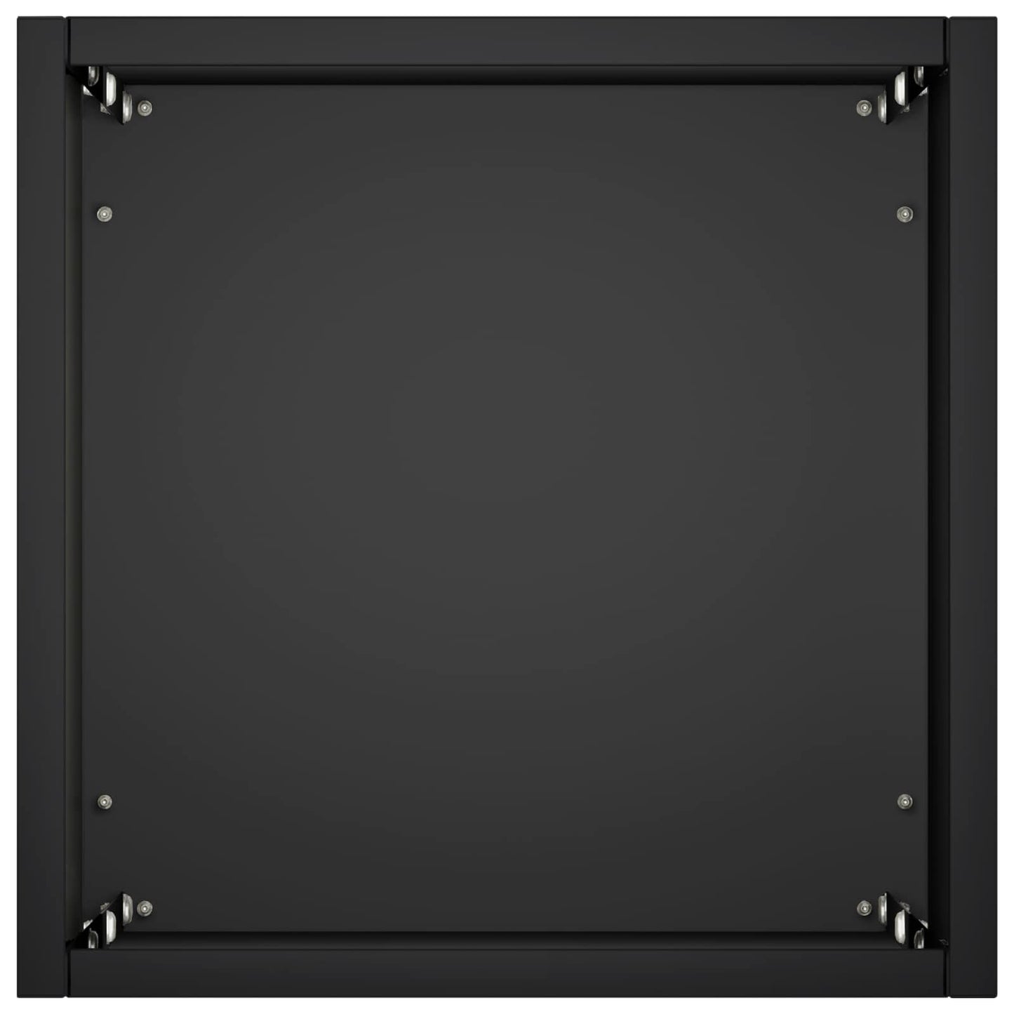 vidaXL Garden Planter 2 pcs Black 20 x 20 x 75 cm Cold-rolled Steel 5