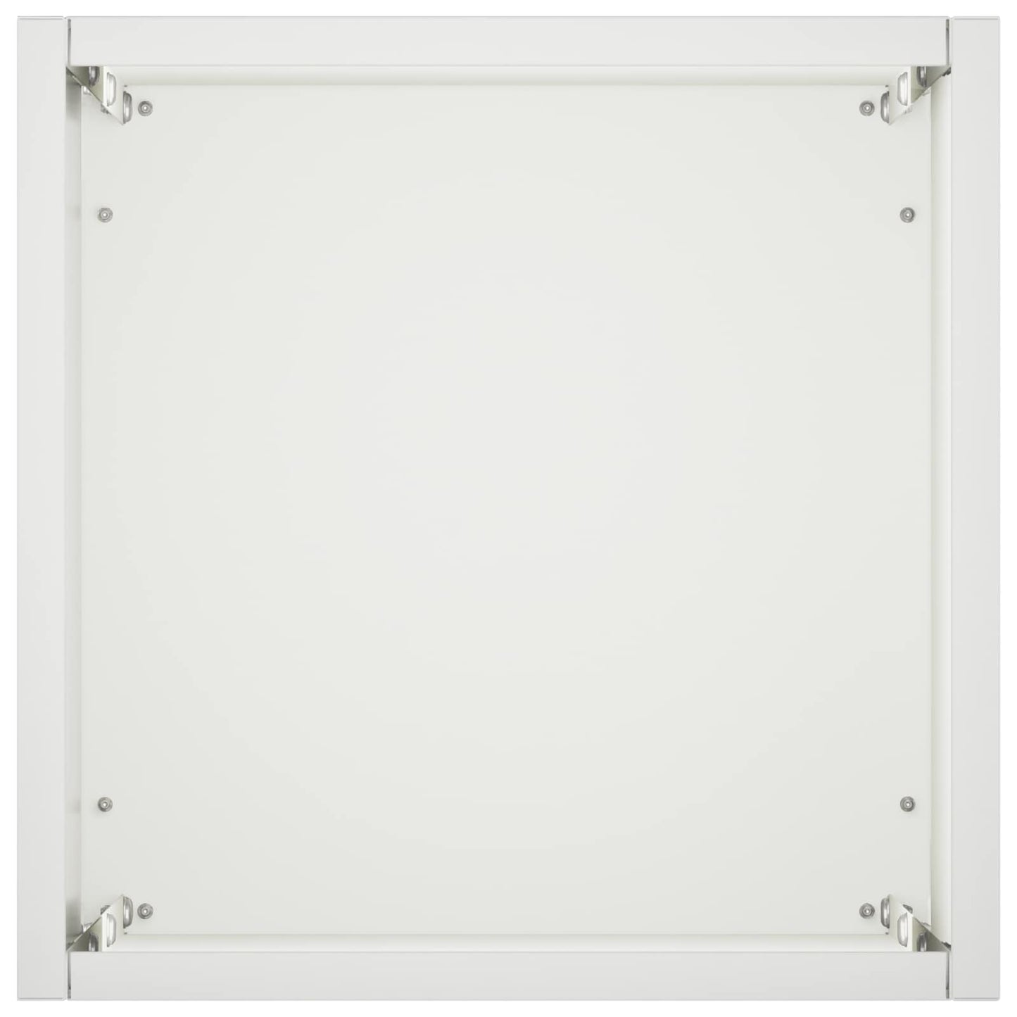 vidaXL Garden Planter 2 pcs White 20 x 20 x 75 cm Cold-rolled Steel 5