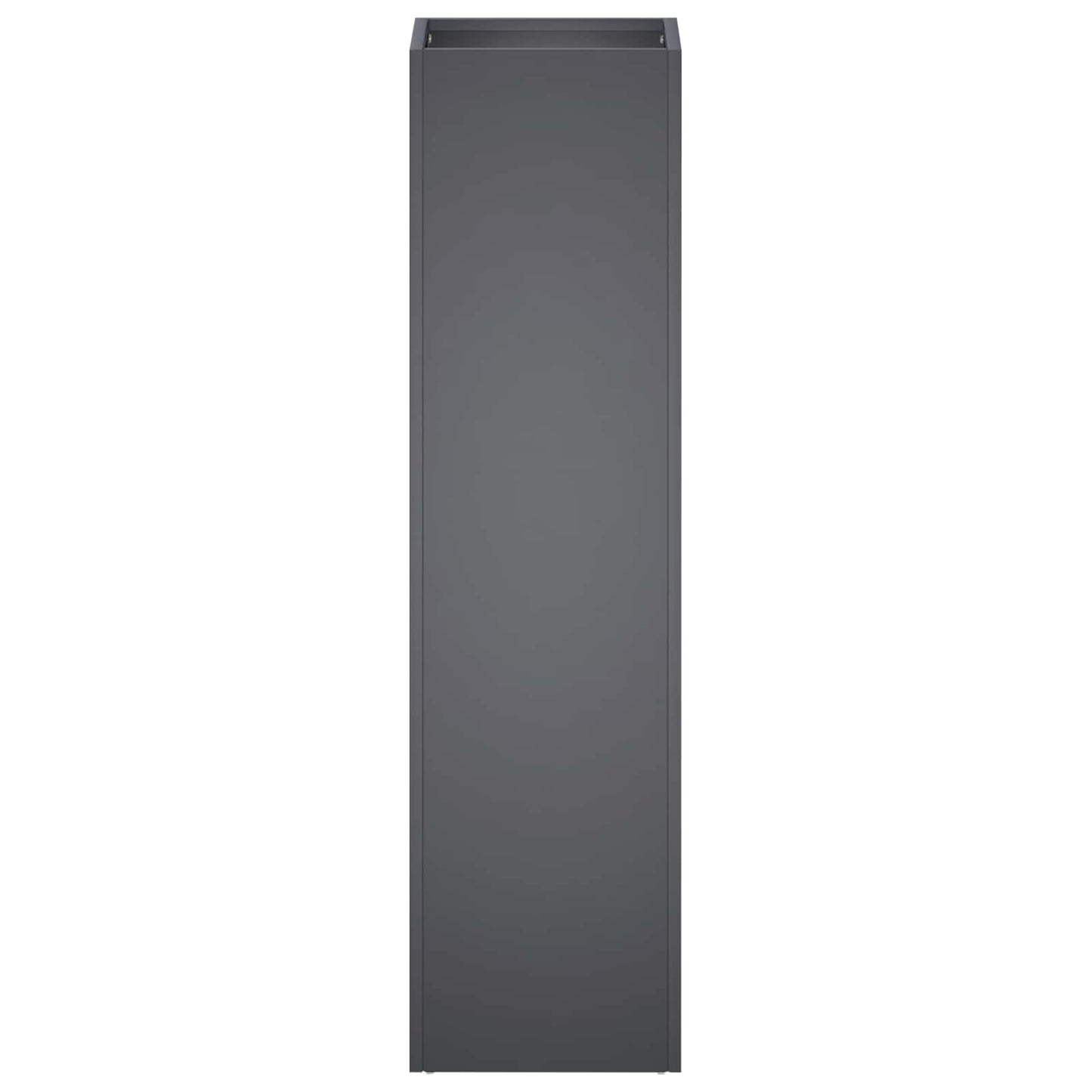 vidaXL Garden Planter 2 pcs Anthracite 20 x 20 x 75 cm 4