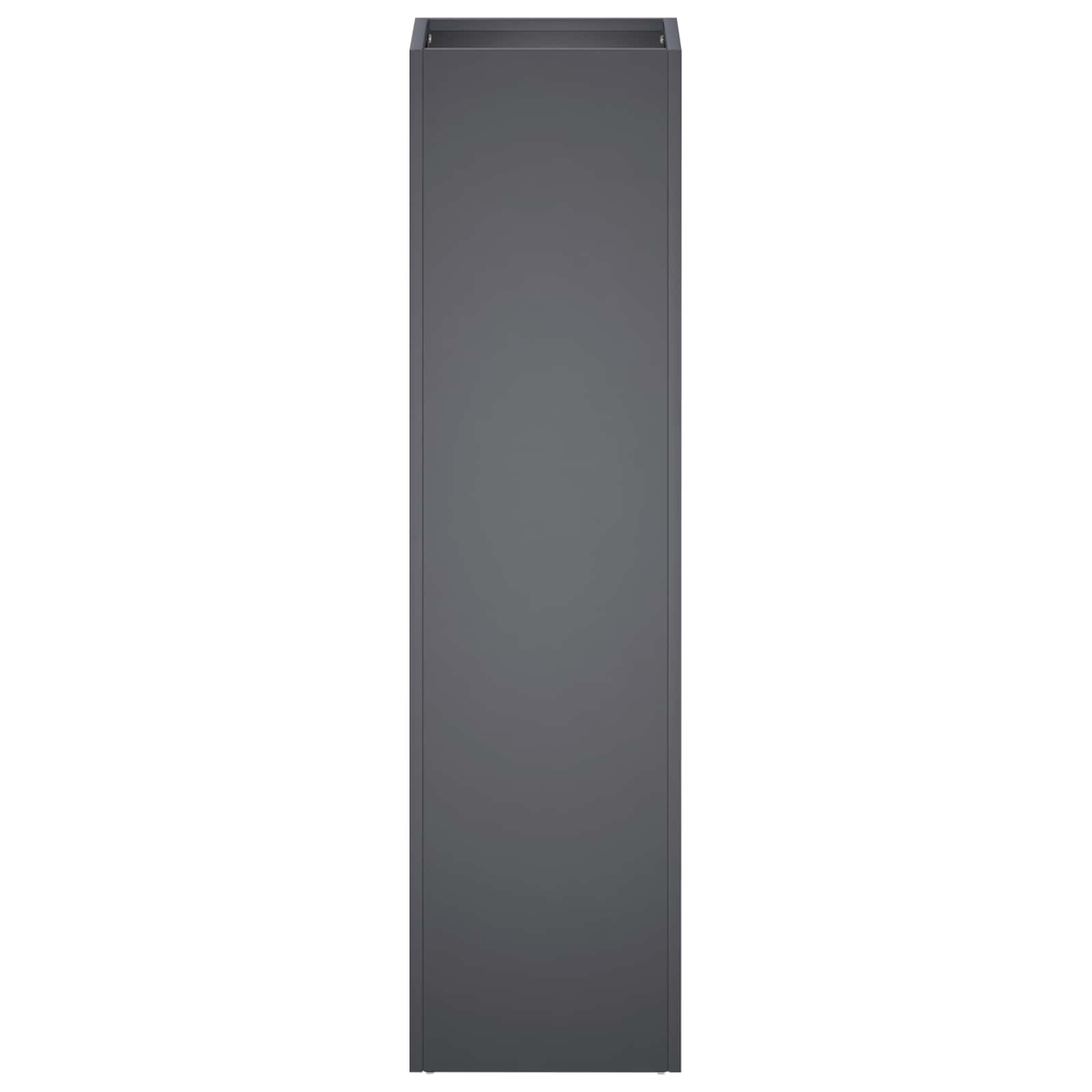 vidaXL Garden Planter 2 pcs Anthracite 20 x 20 x 75 cm 4