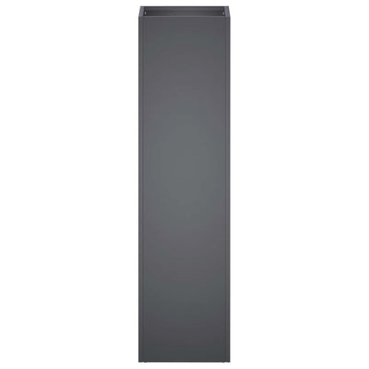 vidaXL Garden Planter 2 pcs Anthracite 20 x 20 x 75 cm 4