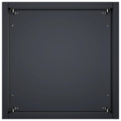 vidaXL Garden Planter 2 pcs Anthracite 20 x 20 x 75 cm 5