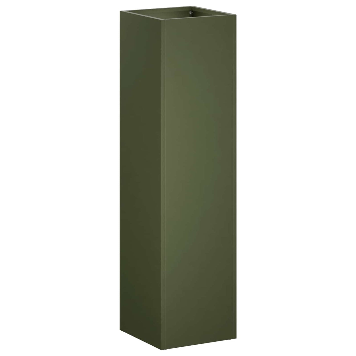 vidaXL Garden Planter 2 pcs Olive Green 20 x 20 x 75 cm 3
