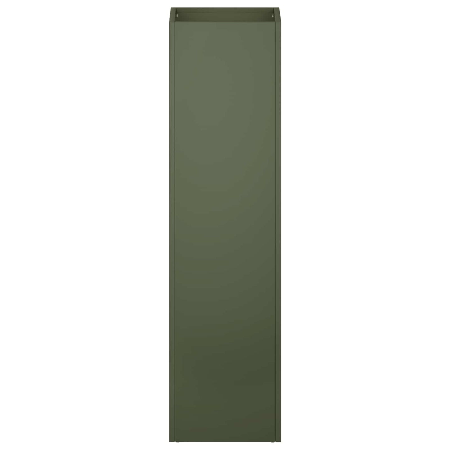 vidaXL Garden Planter 2 pcs Olive Green 20 x 20 x 75 cm 4