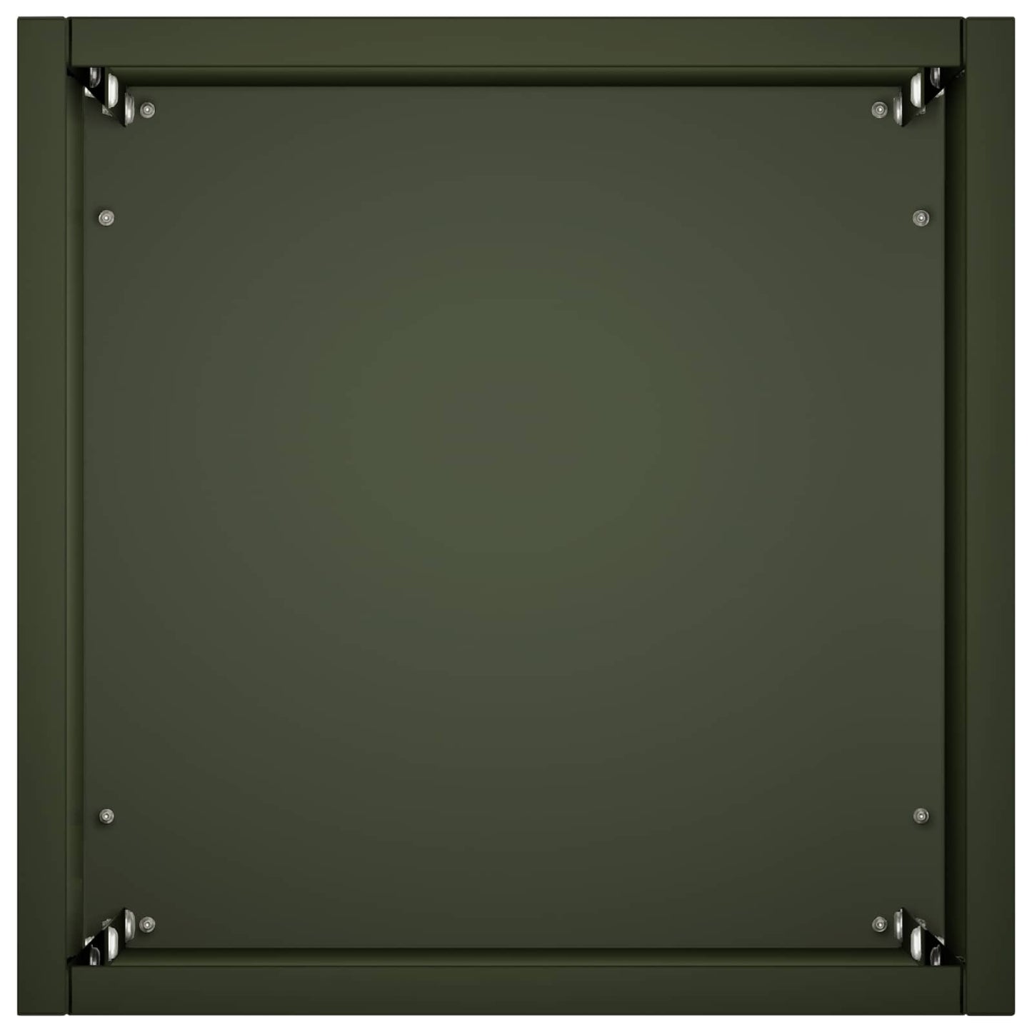 vidaXL Garden Planter 2 pcs Olive Green 20 x 20 x 75 cm 5