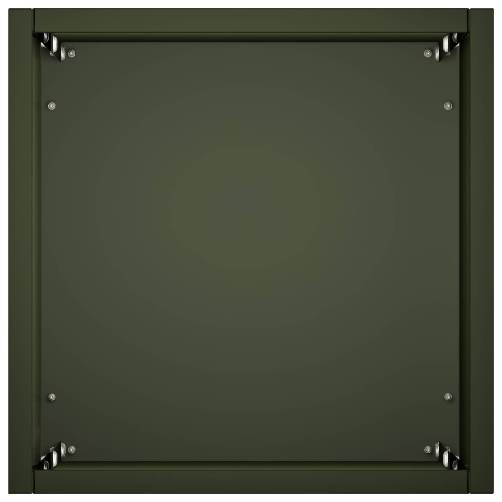 vidaXL Garden Planter 2 pcs Olive Green 20 x 20 x 75 cm 5