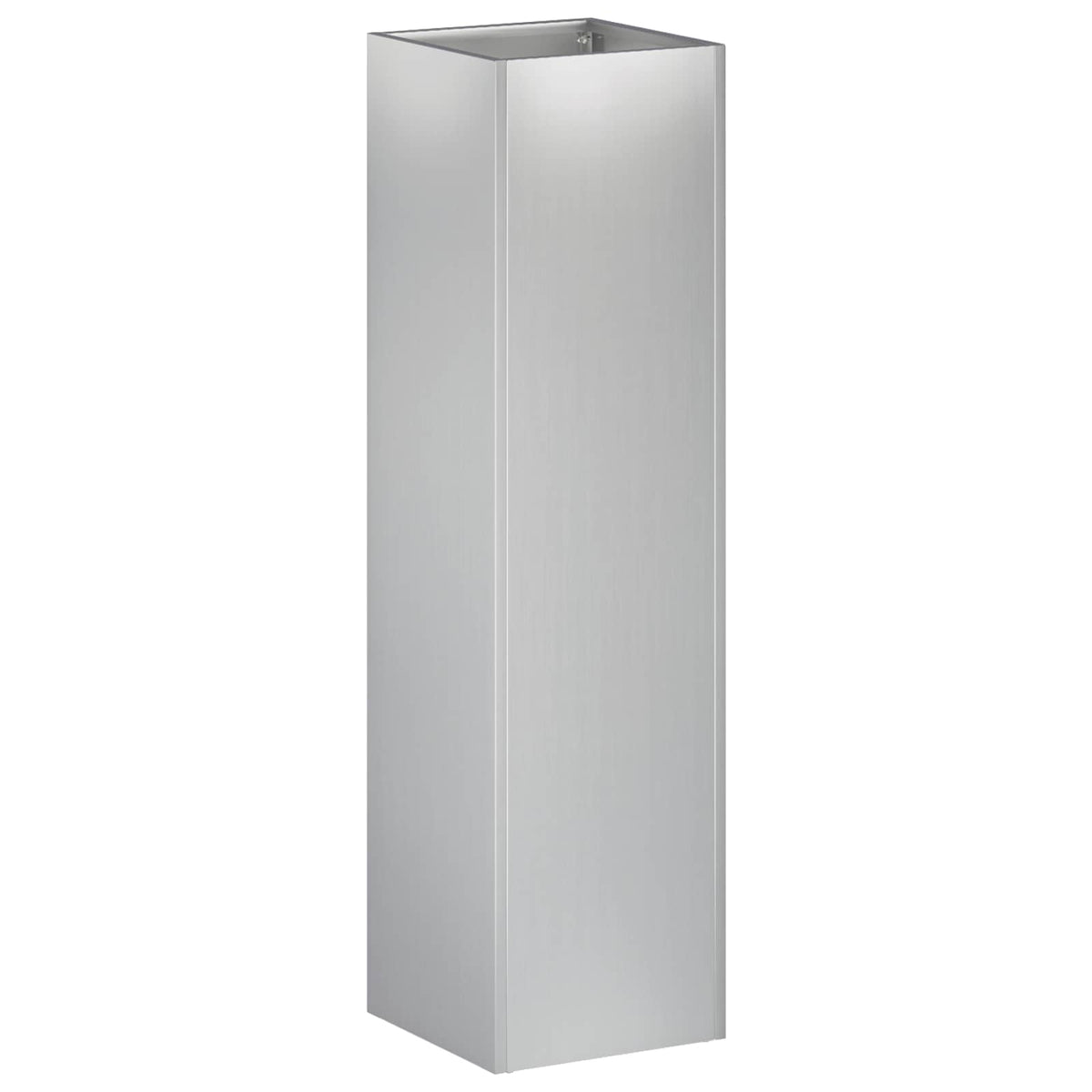 vidaXL Garden Planter 2 pcs Silver 20 x 20 x 75 cm Galvanised Steel 3