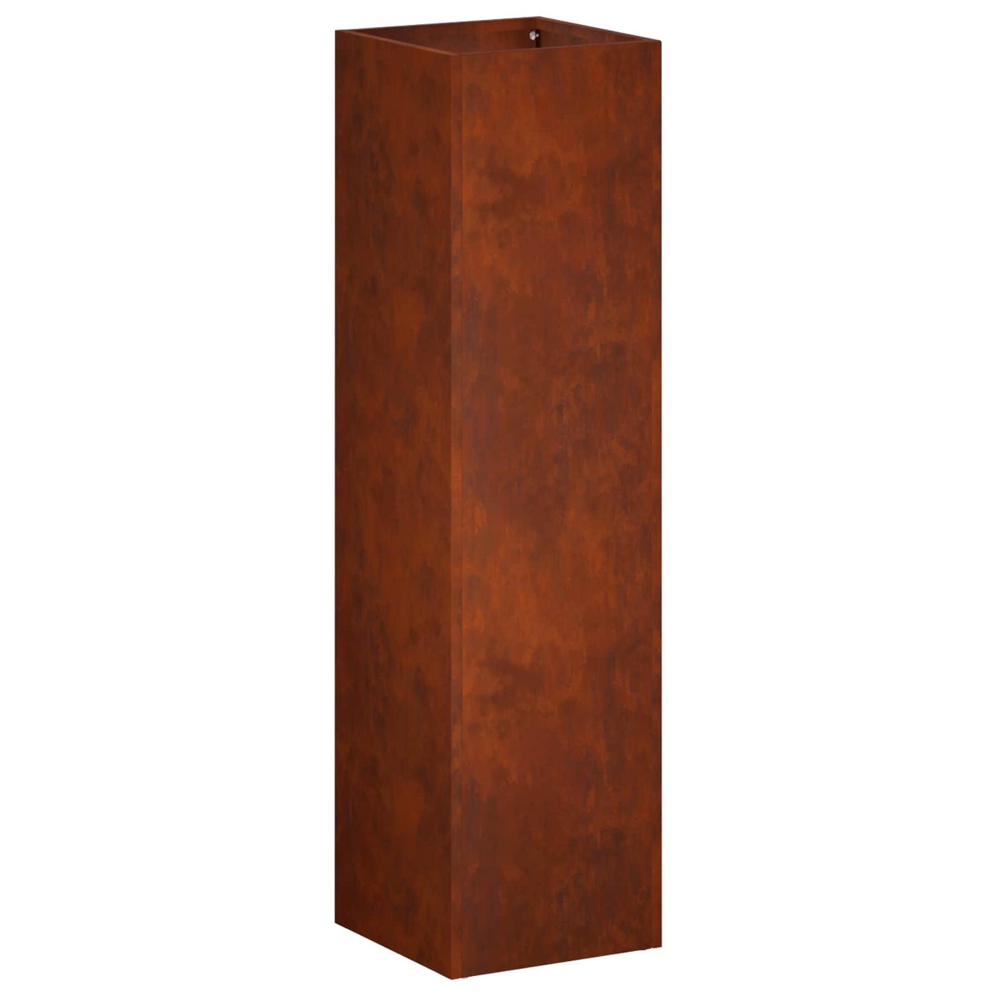 vidaXL Garden Planter 2 pcs Rusty 20 x 20 x 75 cm Weathering Steel 4