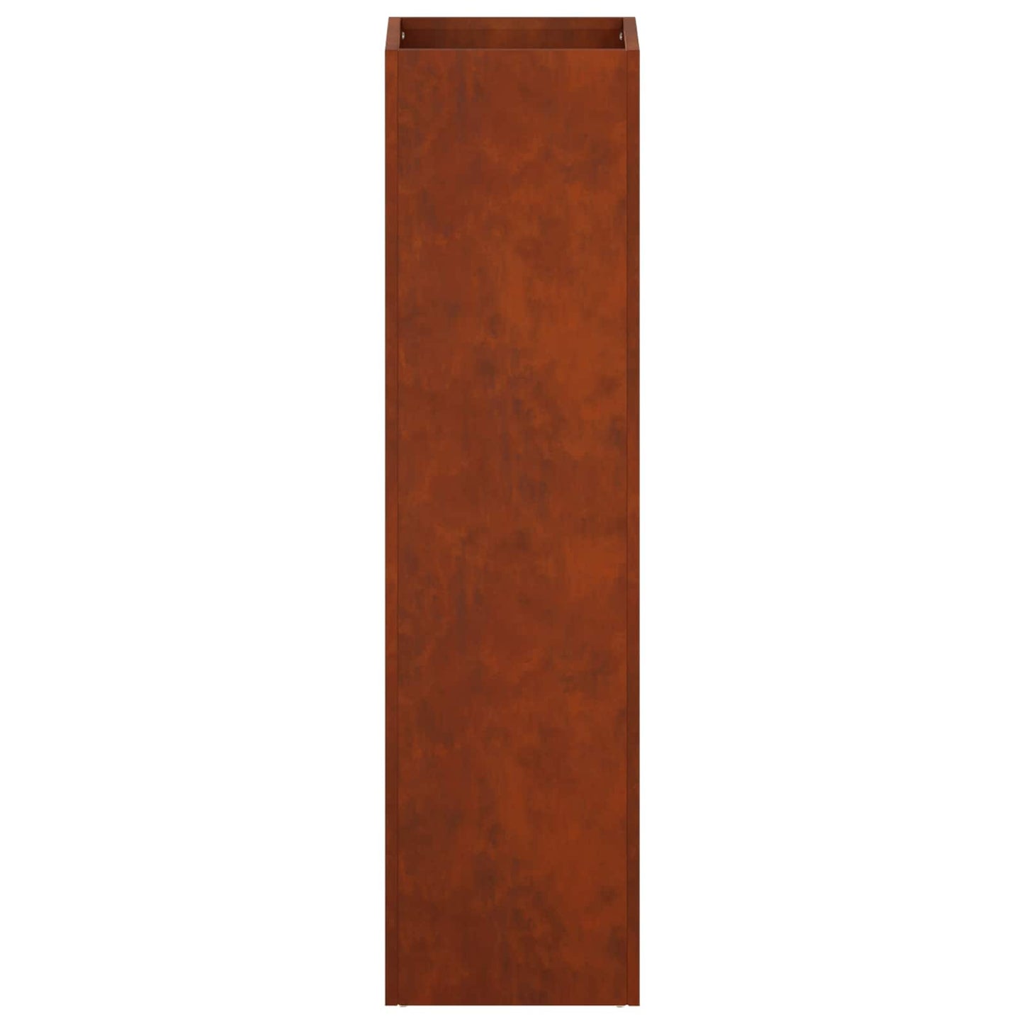 vidaXL Garden Planter 2 pcs Rusty 20 x 20 x 75 cm Weathering Steel 5