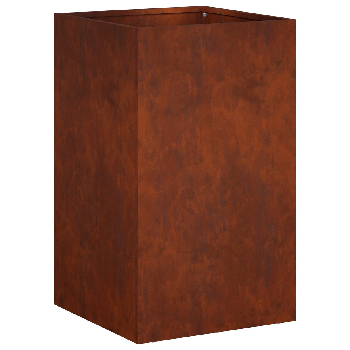 vidaXL Garden Planter 2 pcs Rusty 30 x 30 x 40 cm Weathering Steel 3