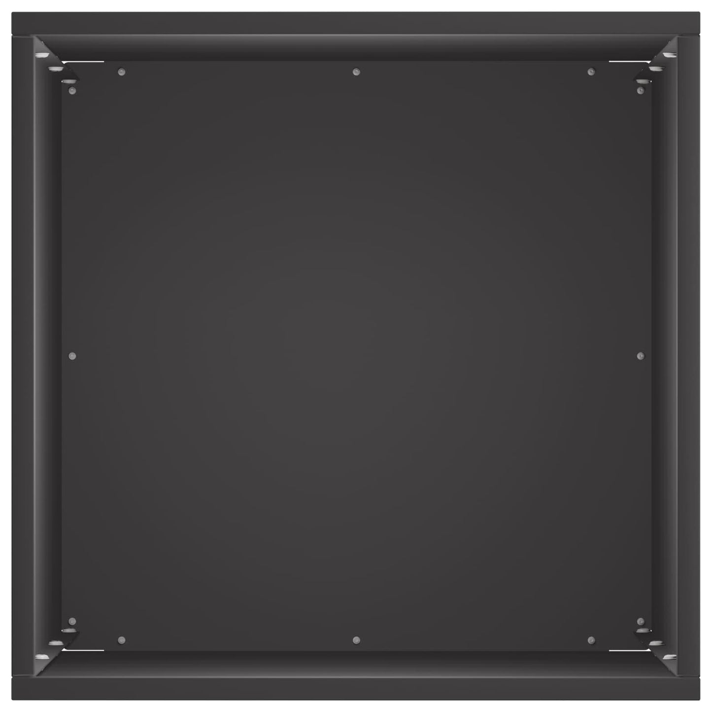vidaXL Garden Planter 2 pcs Black 30 x 30 x 50 cm Cold-rolled Steel 5