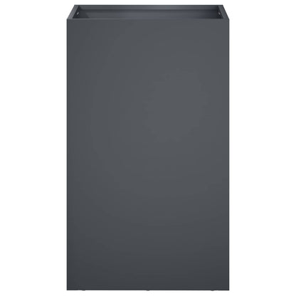 vidaXL Garden Planter 2 pcs Anthracite 30 x 30 x 50 cm 4