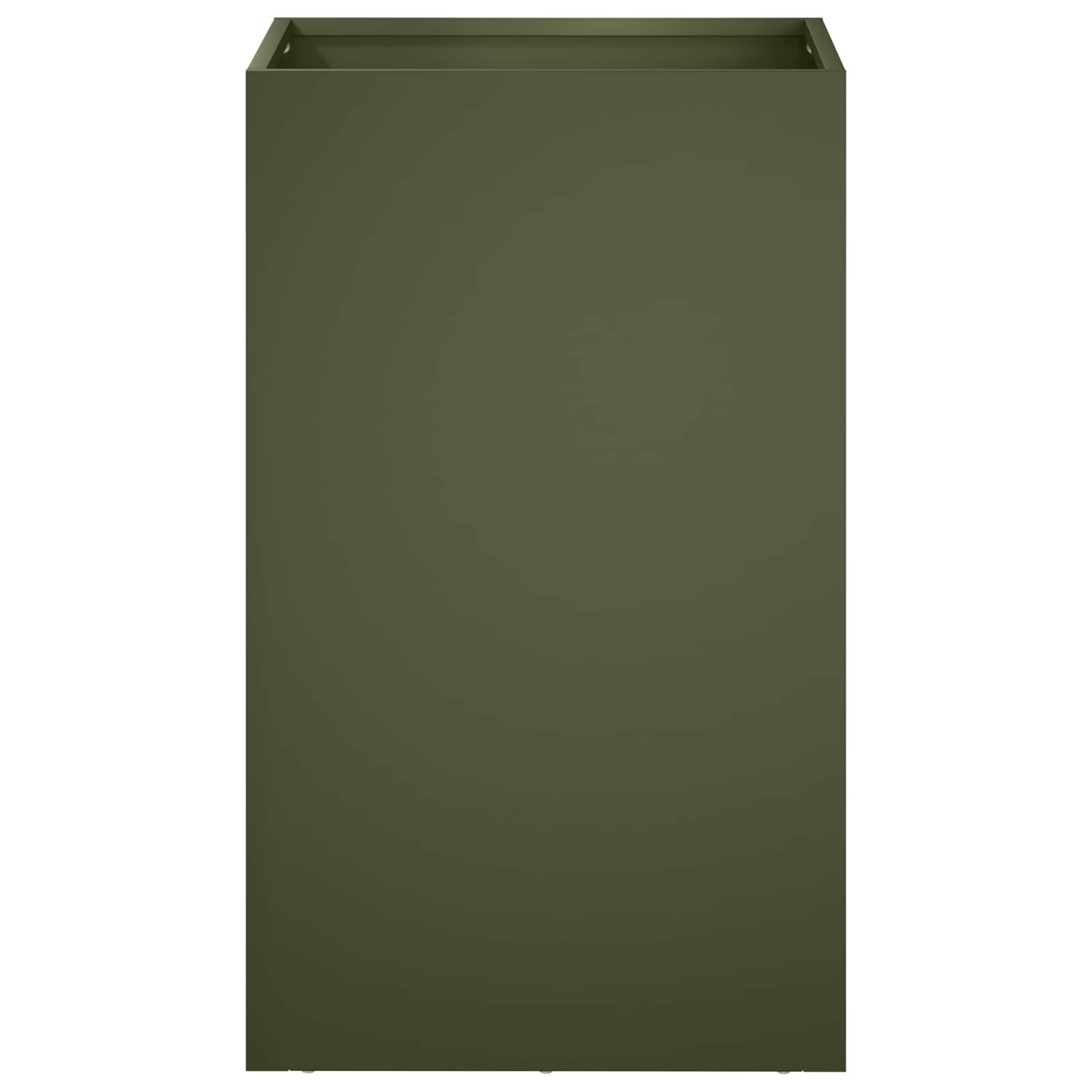 vidaXL Garden Planter 2 pcs Olive Green 30 x 30 x 50 cm 4