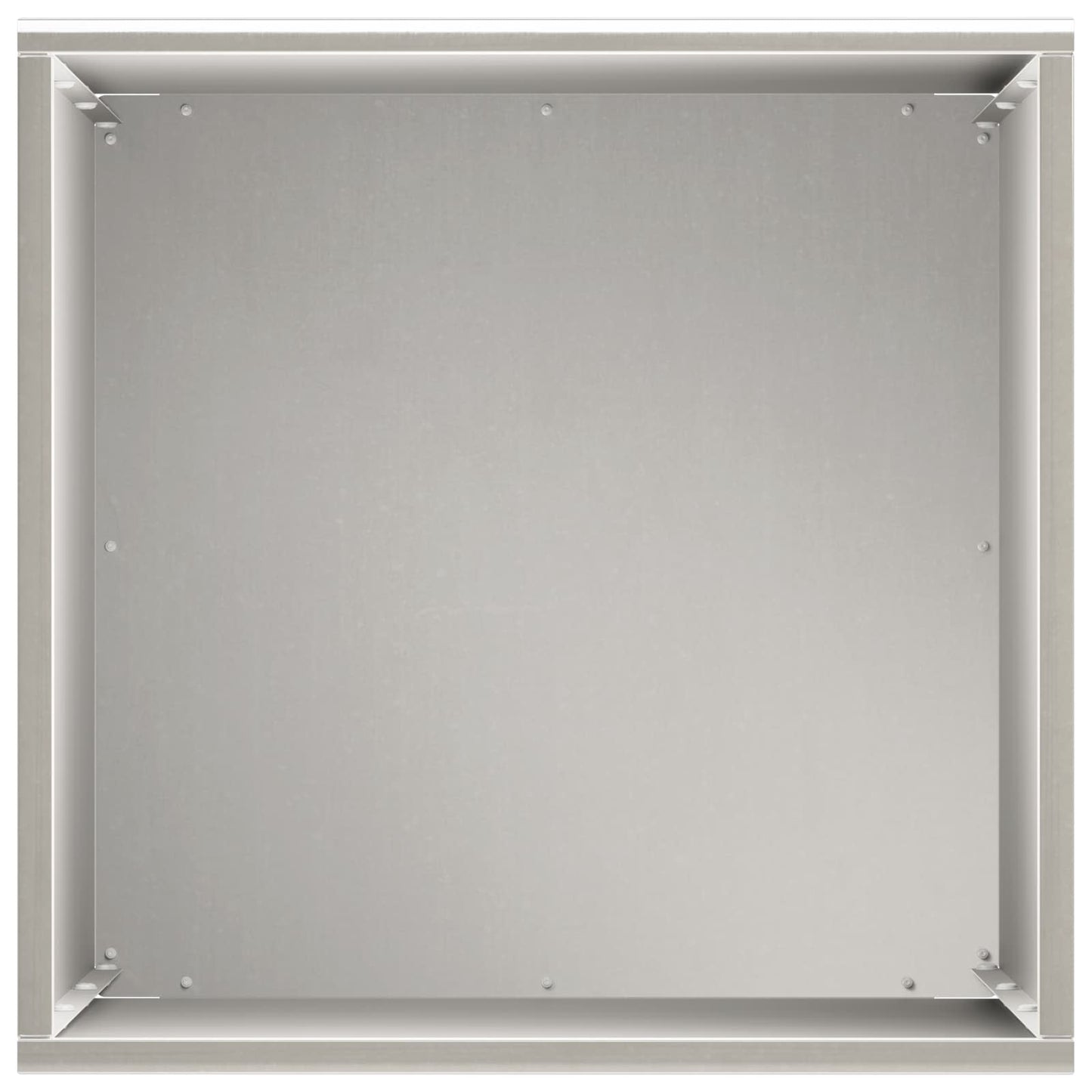 vidaXL Garden Planter Silver 30 x 30 x 50 cm Stainless Steel 4