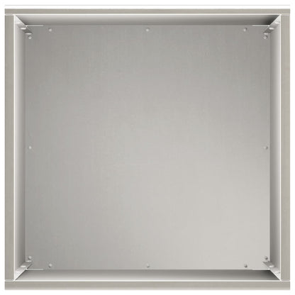vidaXL Garden Planter Silver 30 x 30 x 50 cm Stainless Steel 4
