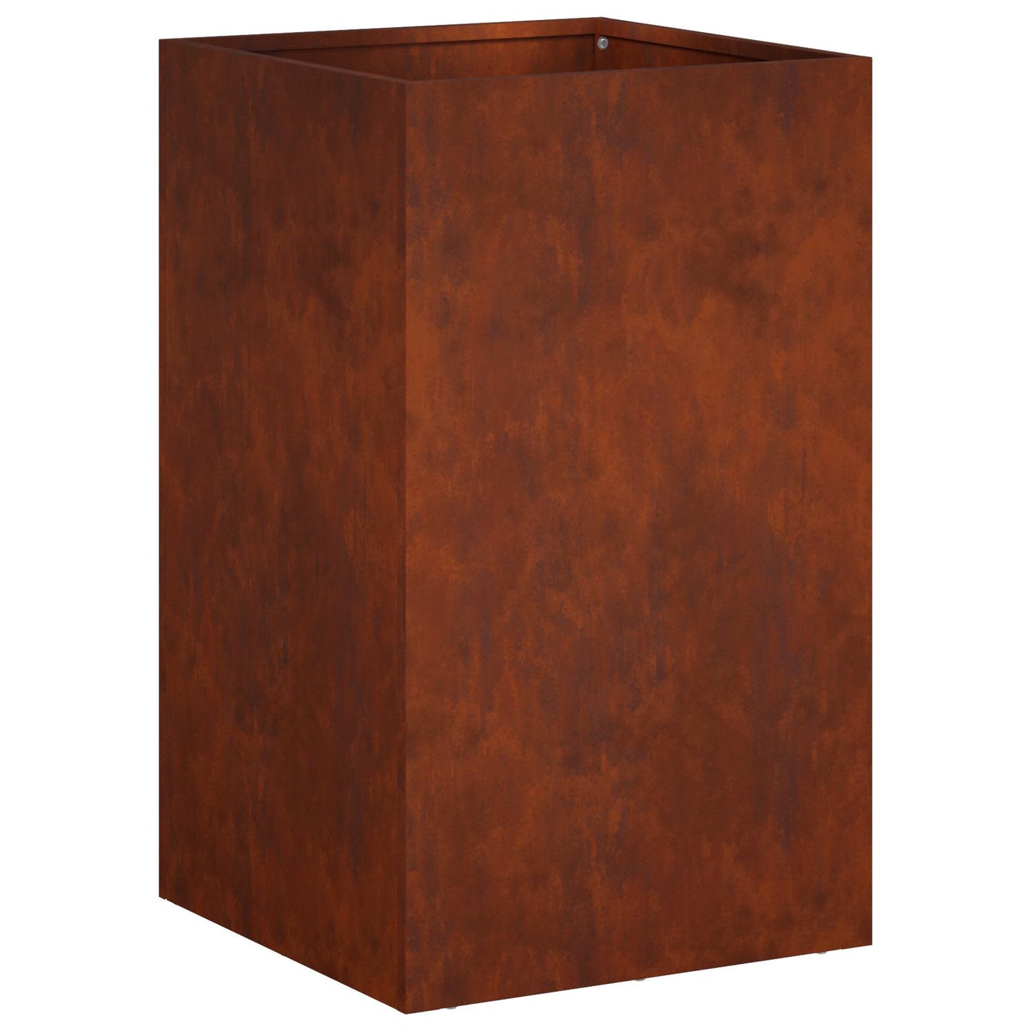 vidaXL Garden Planter 2 pcs Rusty 30 x 30 x 50 cm Weathering Steel 3