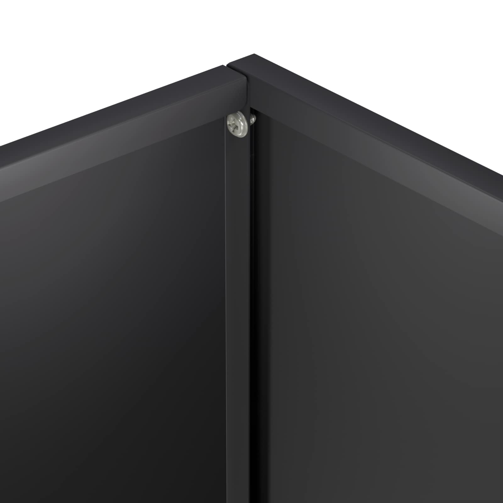 vidaXL Garden Planter 2 pcs Black 40 x 40 x 50 cm Cold-rolled Steel 6