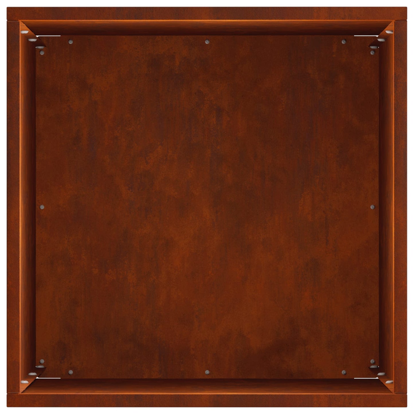 vidaXL Garden Planter 2 pcs Rusty 40 x 40 x 50 cm Weathering Steel 6