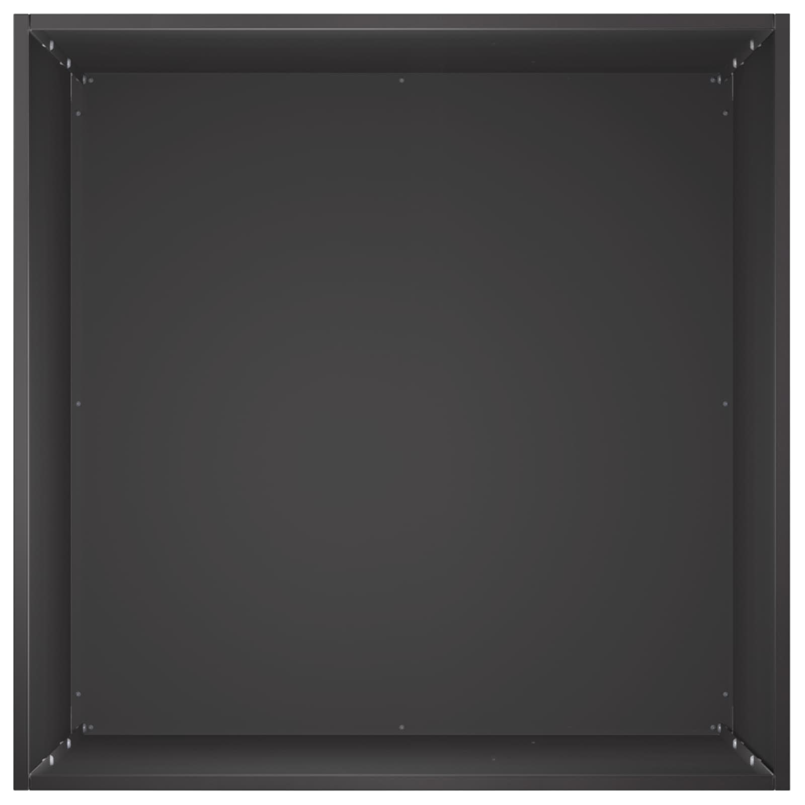 vidaXL Garden Planter Black 40 x 40 x 75 cm Cold-rolled Steel 4