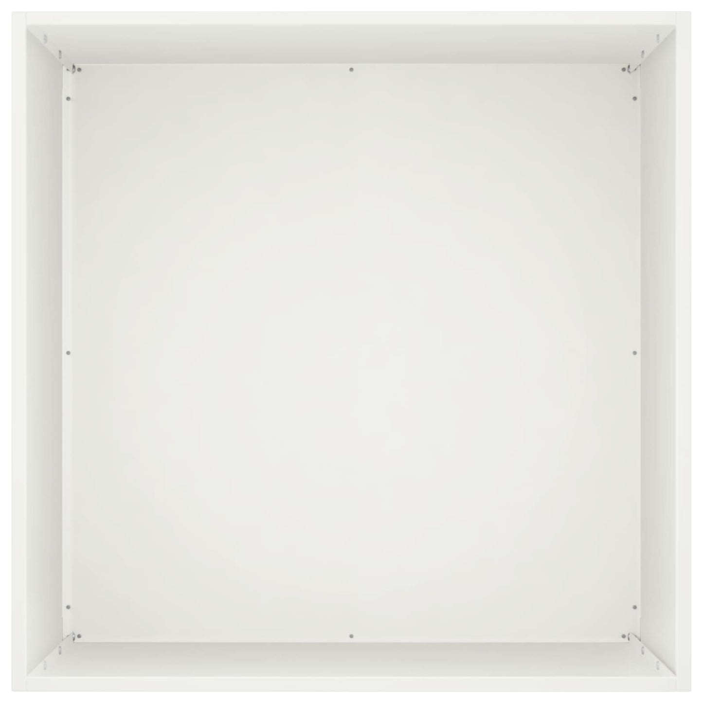 vidaXL Garden Planter White 40 x 40 x 75 cm Cold-rolled Steel 4