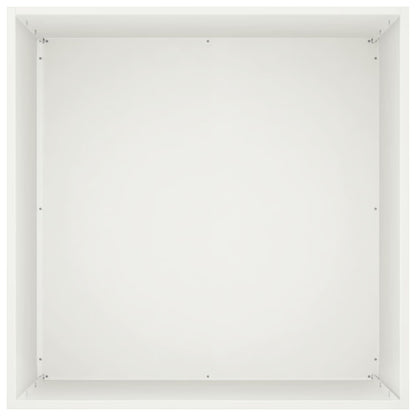 vidaXL Garden Planter White 40 x 40 x 75 cm Cold-rolled Steel 4