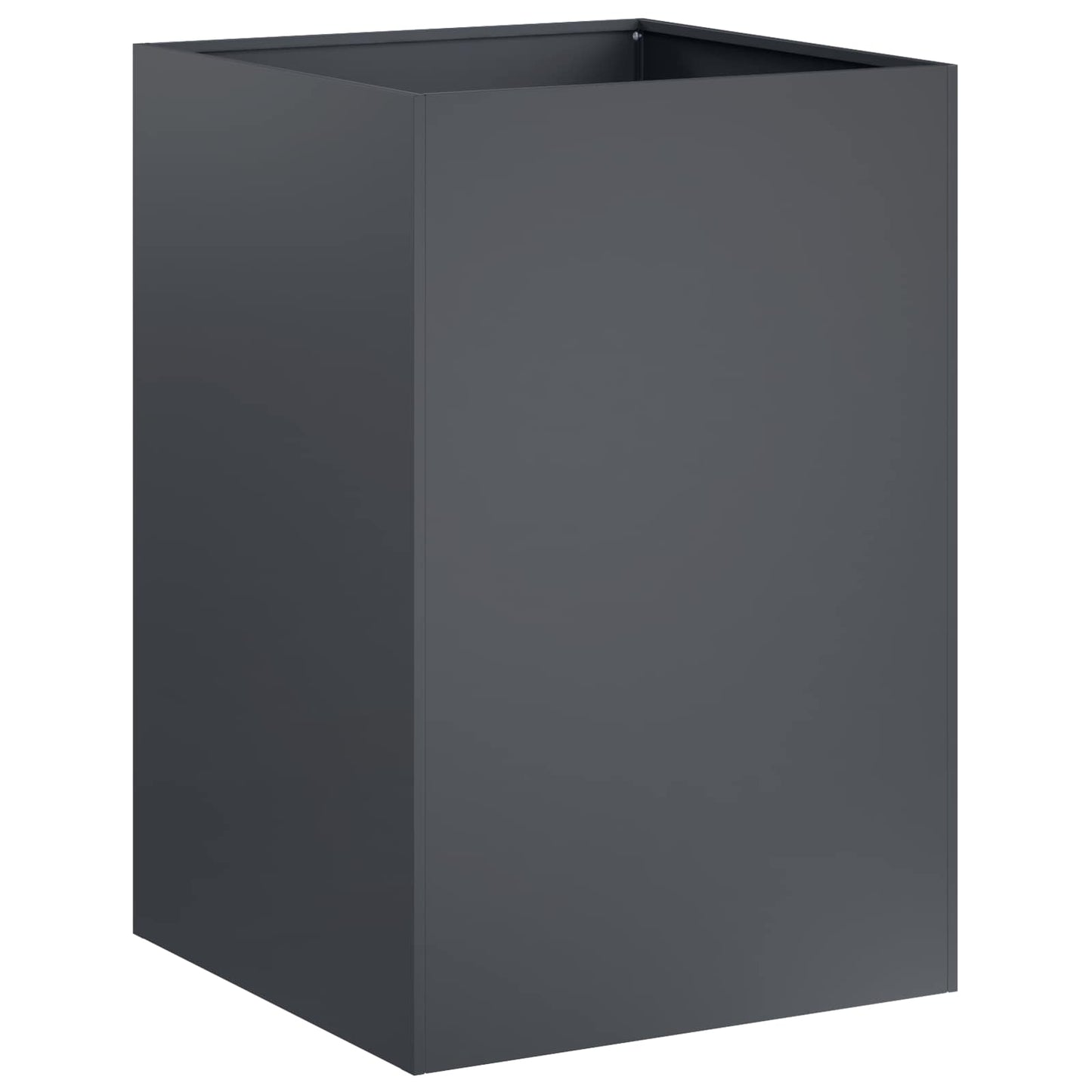 vidaXL Garden Planter Anthracite 40 x 40 x 75 cm Cold-rolled Steel 2