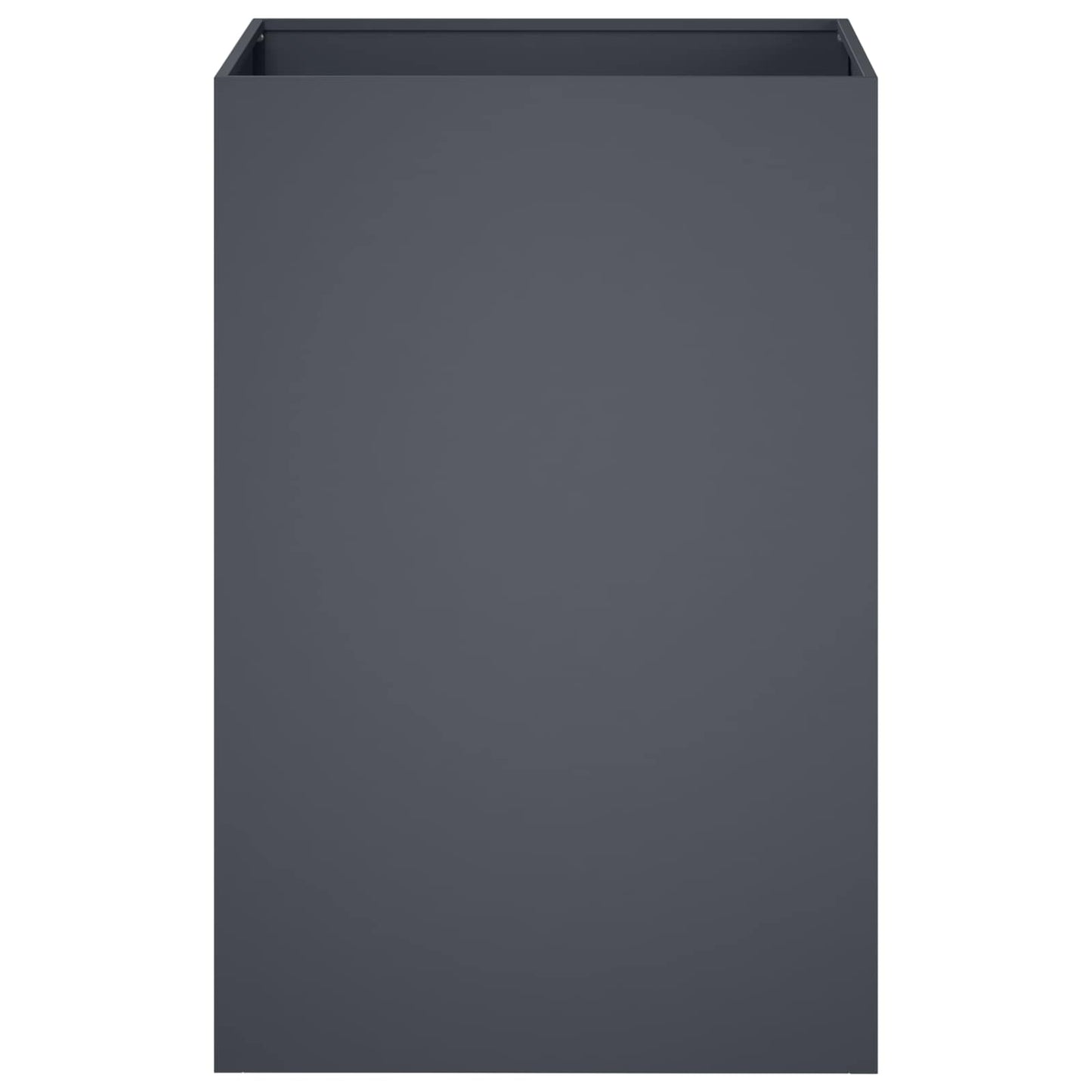 vidaXL Garden Planter Anthracite 40 x 40 x 75 cm Cold-rolled Steel 3